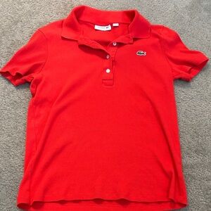 Lacoste Women’s Red Polo Shirt